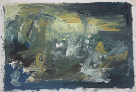 'Medusa 1' Oil paint on paper